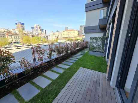 Şişli İstanbul panoramik şehir manzarası ve kentsel görünüm