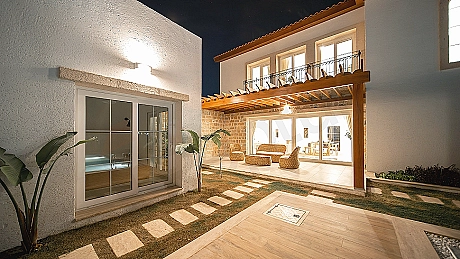 Bodrum'da satılık villa terası