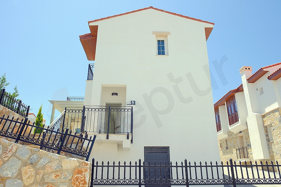 Bodrum'da satılık villa dış cephe görseli.