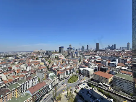 Şişli İstanbul panoramik şehir manzarası