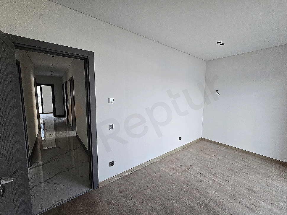 Lüks villa yatak odası iç mekanı