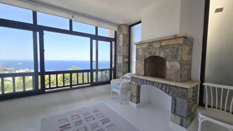 Bodrum Yalıkavak’ta Özel Yaşam Alanına Sahip Satılık Kapanmaz Deniz Manzaralı 4+1 Dubleks Villa