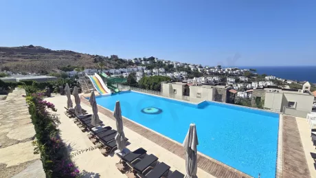 Bodrum Yalıkavak’ta Özel Yaşam Alanına Sahip Satılık Kapanmaz Deniz Manzaralı 4+1 Dubleks Villa