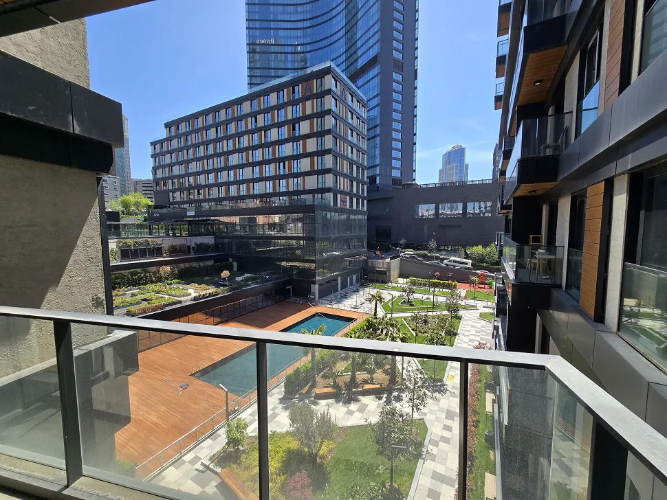 Şişli İstanbul panoramik şehir manzarası
