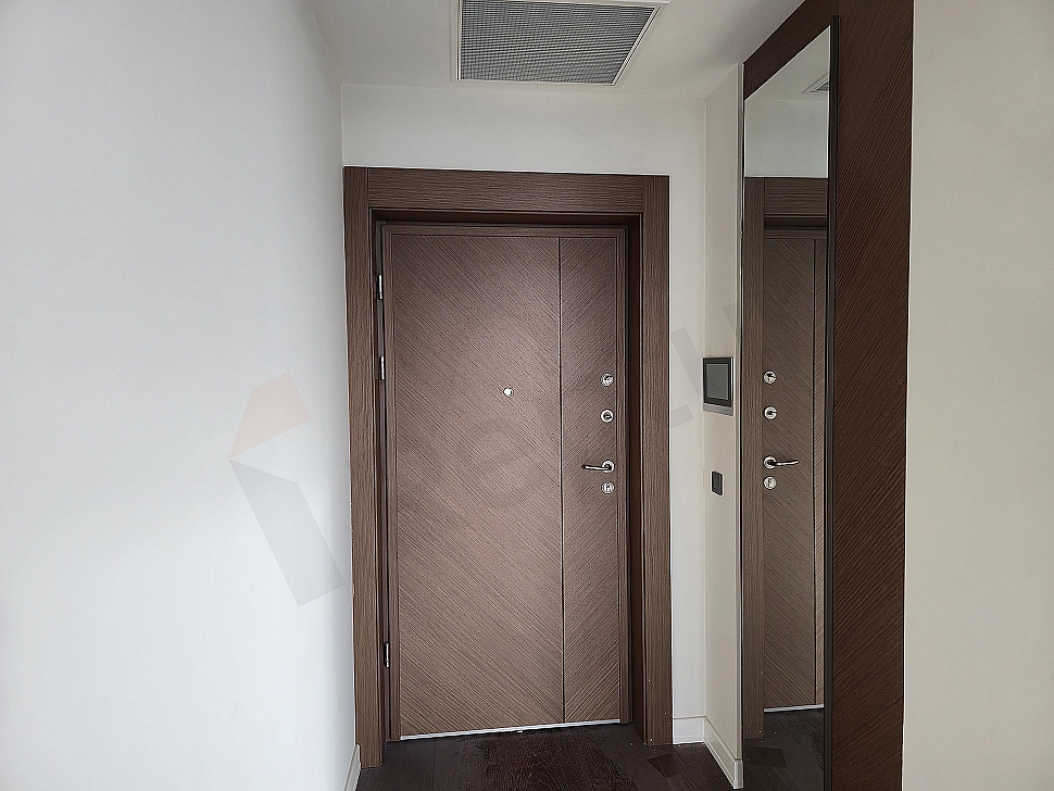 Modern daire giriş kapısı ve holü