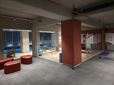 Eşyalı dairenin spor salonu görseli.