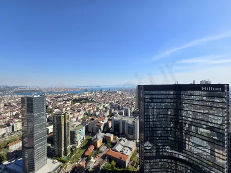 Boğaz ve Şehir Manzaralı, Panoramik Camlı Lüks 4.5+1 Rezidans