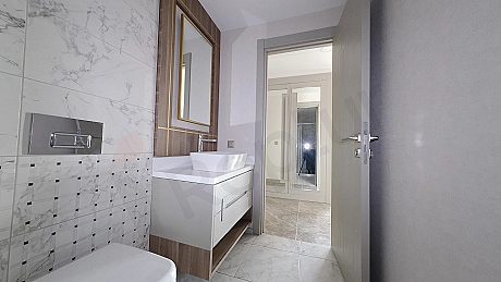 Modern tasarımlı banyo