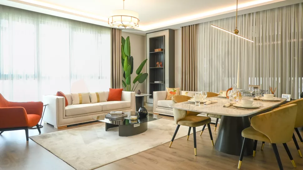 Kartal’da Kapalı Havuzlu ve Güvenlikli Sitede Satılık Lüks Daire