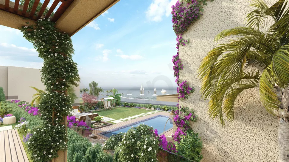 Bodrum'da Denize Sıfır Lüks Daire - Vatandaşlık ve Krediye Uygun
