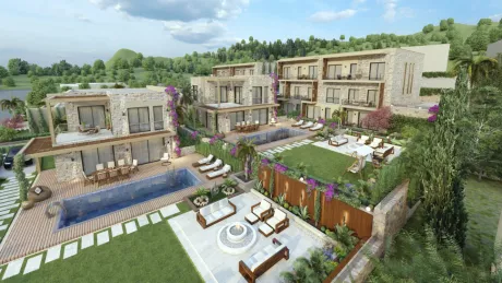 Bodrum’da Denize Sıfır Lüks Site İçinde Vatandaşlığa Uygun Daire
