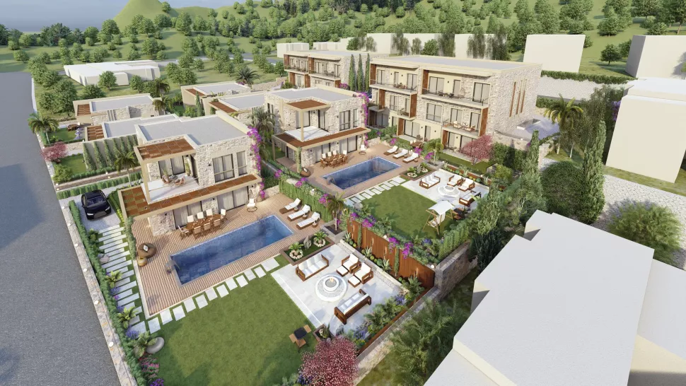 Bodrum’da Denize Sıfır Lüks Site İçinde Vatandaşlığa Uygun Daire