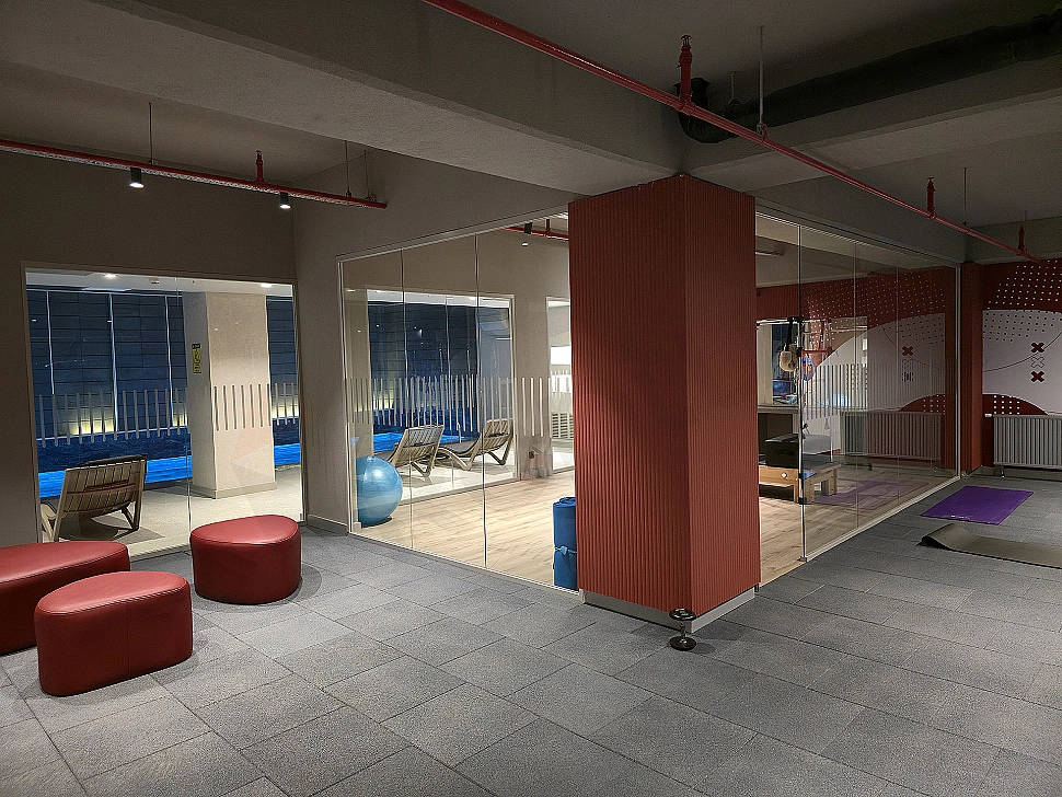 İstanbul Kağıthane'de bulunan eşyalı dairenin spor salonu görseli.