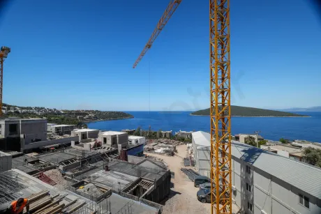 Türkbükü Hebil Koyu’nda Doğrudan İnşaat Firmasından Satılık Lebiderya Deniz Manzaralı 4,5+1 İkiz Villa