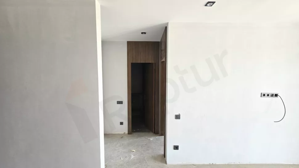 Bodrum'da Satılık 1+1 Daire - Vatandaşlığa Uygun Havuzlu Yeni Proje