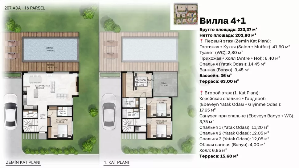 Bodrum'da Denize Sıfır Vatandaşlığa Uygun Satılık Premium Villa