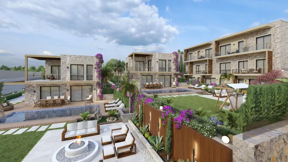 Bodrum'da Denize Sıfır Vatandaşlığa Uygun Satılık Premium Villa
