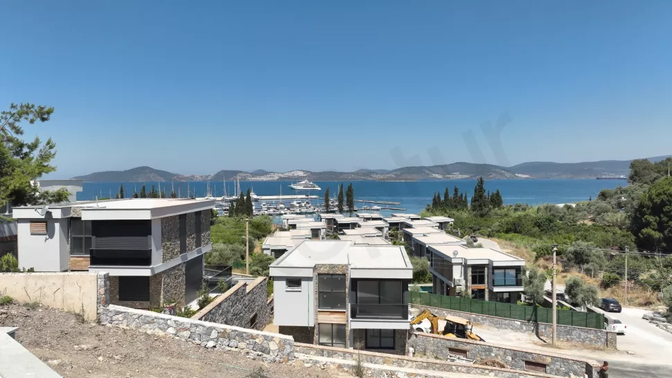 Bodrum Denize Sıfır Satılık Villa - Özel Plajlı ve Vatandaşlığa Uygun