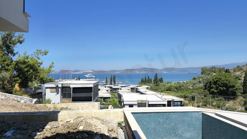 Bodrum Denize Sıfır Satılık Villa - Özel Plajlı ve Vatandaşlığa Uygun