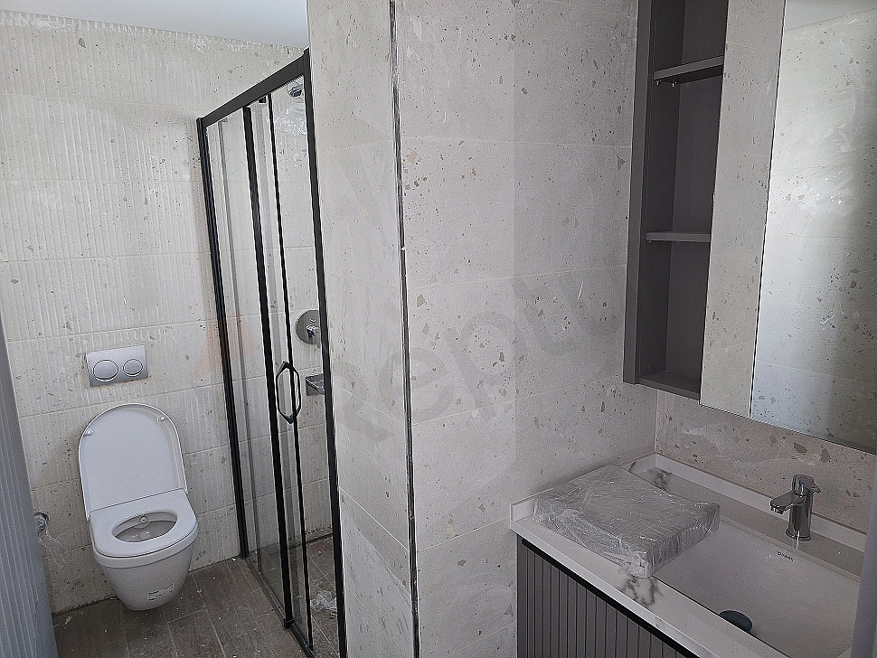 Lüks villa banyo iç mekanı
