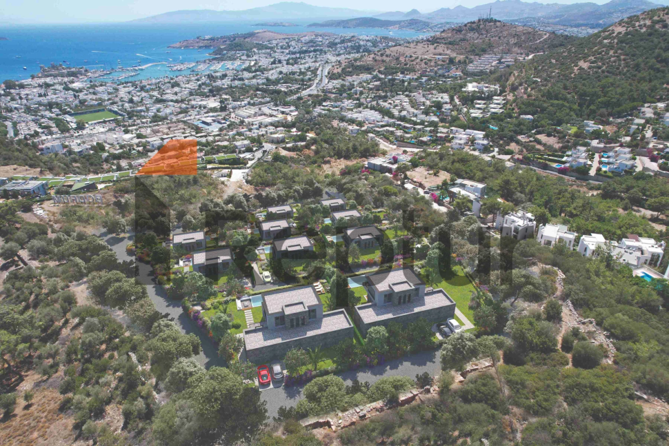 Reptur ajansından özel havuzlu ve Ege Denizi manzaralı villa projesi