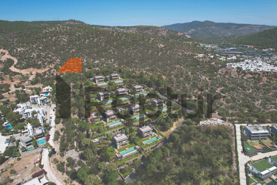 Reptur ajansından özel havuzlu ve Ege Denizi manzaralı villa projesi