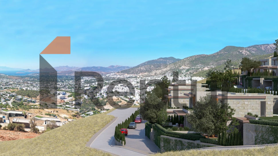 Bodrum'un kalbinde muhteşem panoramik manzaralı villa ve rezidans projesi