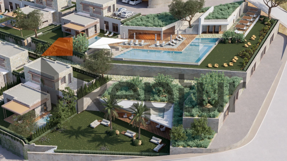 Bodrum'un kalbinde muhteşem panoramik manzaralı villa ve rezidans projesi