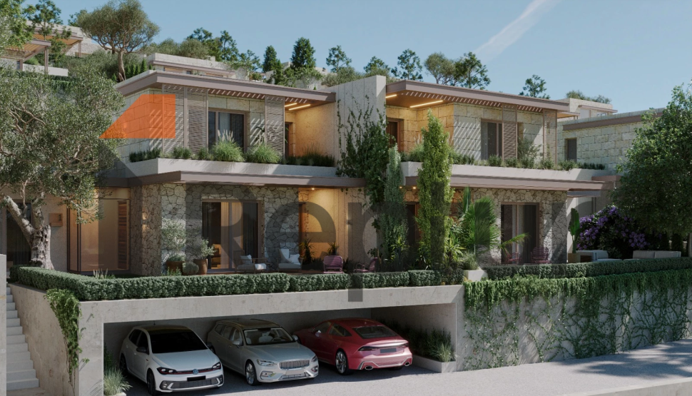 Bodrum'un kalbinde muhteşem panoramik manzaralı villa ve rezidans projesi