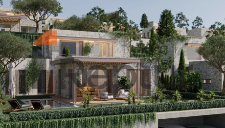 Bodrum'un kalbinde muhteşem panoramik manzaralı villa ve rezidans projesi