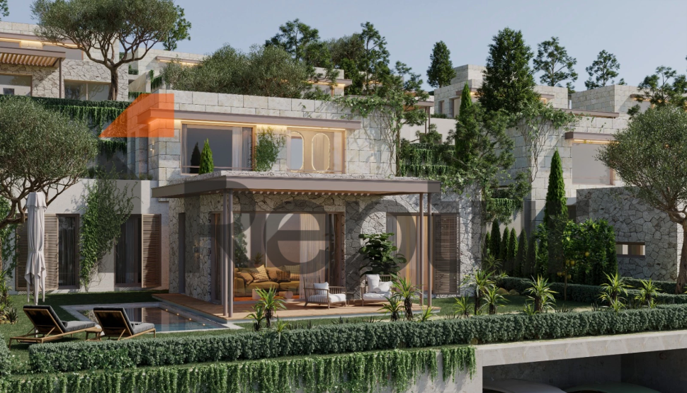 Bodrum'un kalbinde muhteşem panoramik manzaralı villa ve rezidans projesi